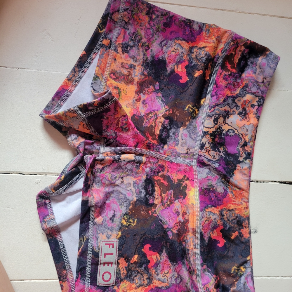 Fleo Multicolor Abstract Shorts